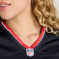 Maillot de match Nike Ka'Dar Hollman bleu marine pour femme des Houston Texans