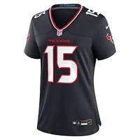 Maillot de match Nike Ka'imi Fairbairn bleu marine pour femme des Houston Texans