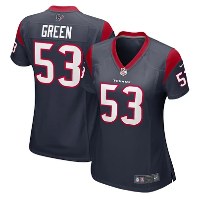 Maillot de match l'équipe des Houston Texans Nike Kendrick vert bleu marine pour femme