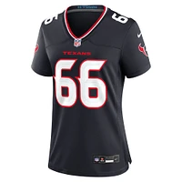 Women's Nike Kilian Zierer  Navy Houston Texans Team Game Jersey