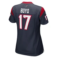 Women's Nike Kris Boyd  Navy Houston Texans Game Jersey