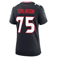 Women's Nike Laken Tomlinson  Navy Houston Texans Team Game Jersey