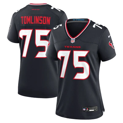 Women's Nike Laken Tomlinson  Navy Houston Texans Team Game Jersey