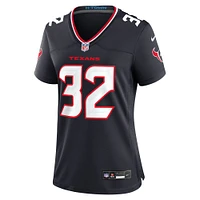 Women's Nike Lonnie Johnson Jr.  Navy Houston Texans Team Game Jersey