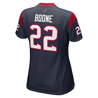 Maillot de joueur des Houston Texans Nike Mike Boone pour femme, bleu marine