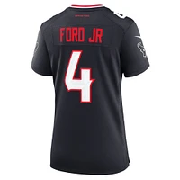 Women's Nike Mike Ford  Navy Houston Texans Team Game Jersey