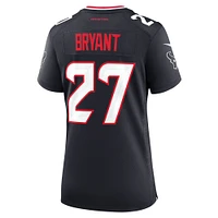 Maillot de match Nike Myles Bryant bleu marine pour femme des Houston Texans