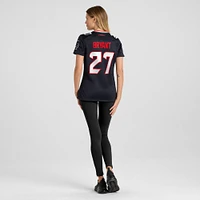 Maillot de match Nike Myles Bryant bleu marine pour femme des Houston Texans