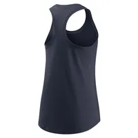 NUT TEXAN NAVY 22 NOM DE L'ÉQUIPE FEMME VILLE RACERBACK TANK TANLAD