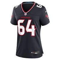 Women's Nike Nick Broeker  Navy Houston Texans Team Game Jersey