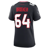 Women's Nike Nick Broeker  Navy Houston Texans Team Game Jersey