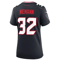 Women's Nike Nick Niemann  Navy Houston Texans Team Game Jersey