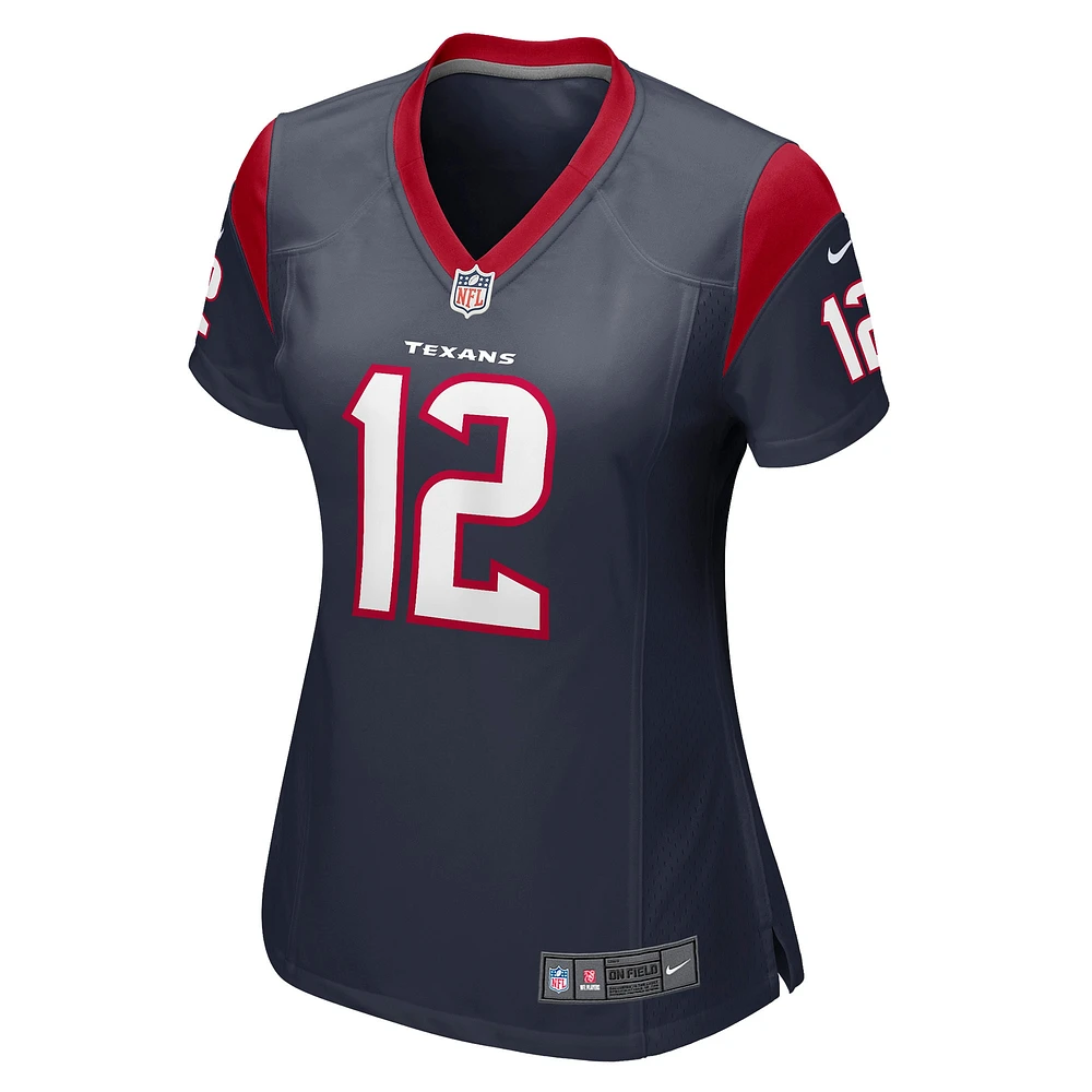 Women's Nike Nico Collins Navy Houston Texans Game Jersey