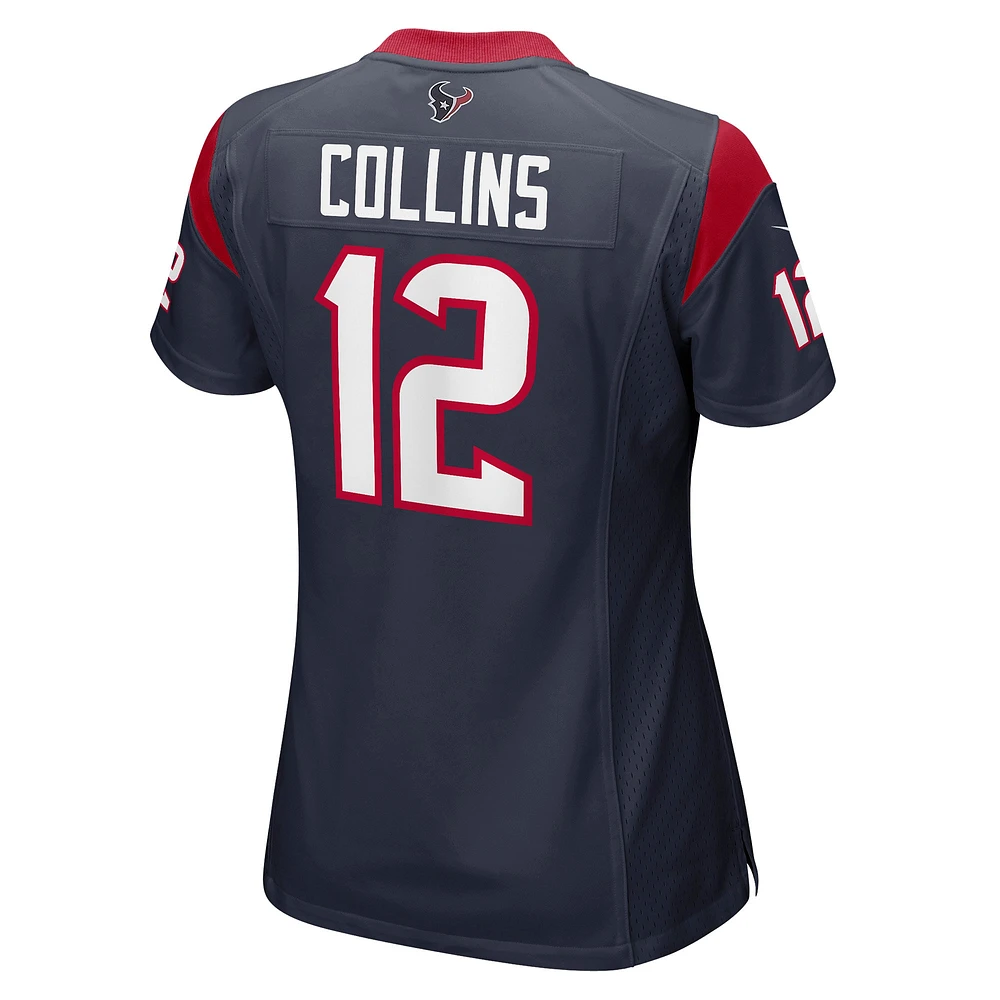 Women's Nike Nico Collins Navy Houston Texans Game Jersey