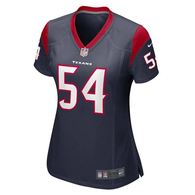 Maillot Nike Scott Quessenberry pour femme, joueur de jeu des Houston Texans, bleu marine