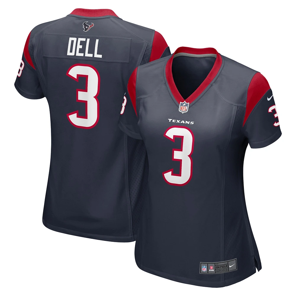 Women's Nike Tank Dell Navy Houston Texans Player Game Jersey