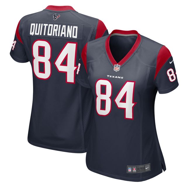 Maillot de joueur match des Houston Texans Nike Teagan Quitoriano pour femme, bleu marine