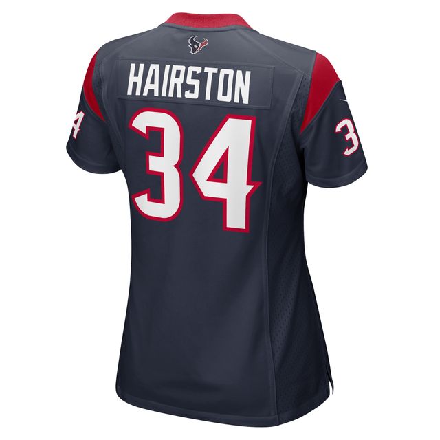 Maillot Nike Troy Hairston pour femme, bleu marine, joueur de match des Houston Texans