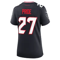 Maillot de match l'équipe des Houston Texans Nike Troy Pride pour femmes, bleu marine