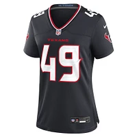 Maillot Nike Tucker Addington bleu marine pour femme des Houston Texans