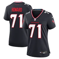 Maillot de match Nike Tytus Howard bleu marine pour femme des Houston Texans