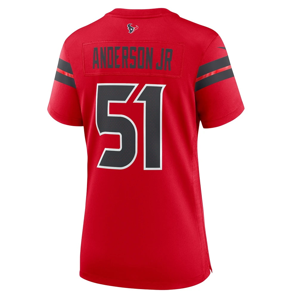 Maillot Nike Will Anderson Jr. pour femme, rouge, le match alternatif des Houston Texans