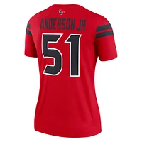 Women's Nike Will Anderson Jr.  Red Houston Texans Alternate Legend Player Performance Top