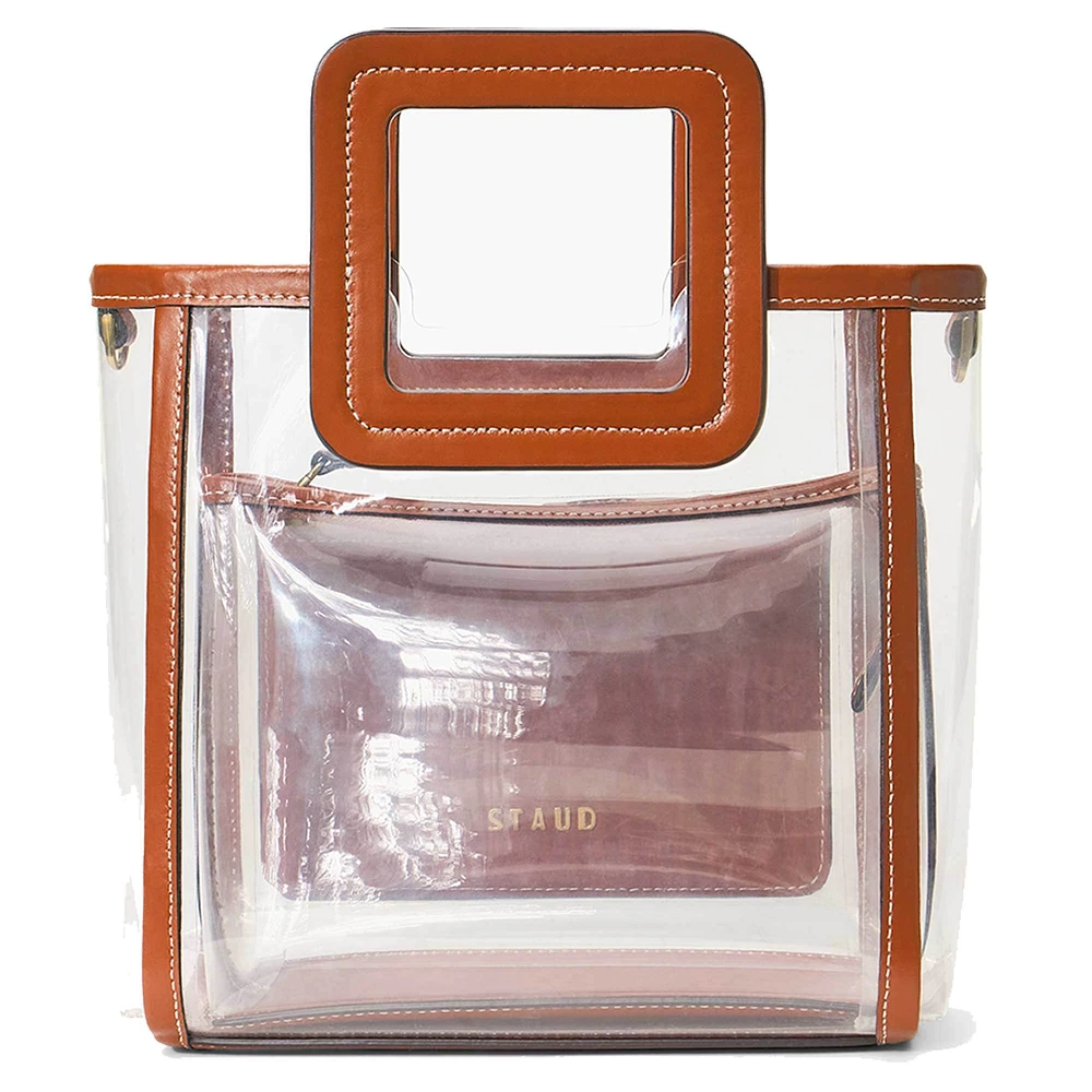 Women's STAUD  Houston Texans Clear Mini Shirley Bag