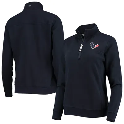 Women's Tennessee Titans Vineyard Vines Navy Shep Shirt Quarter-Zip  Sweatshirt