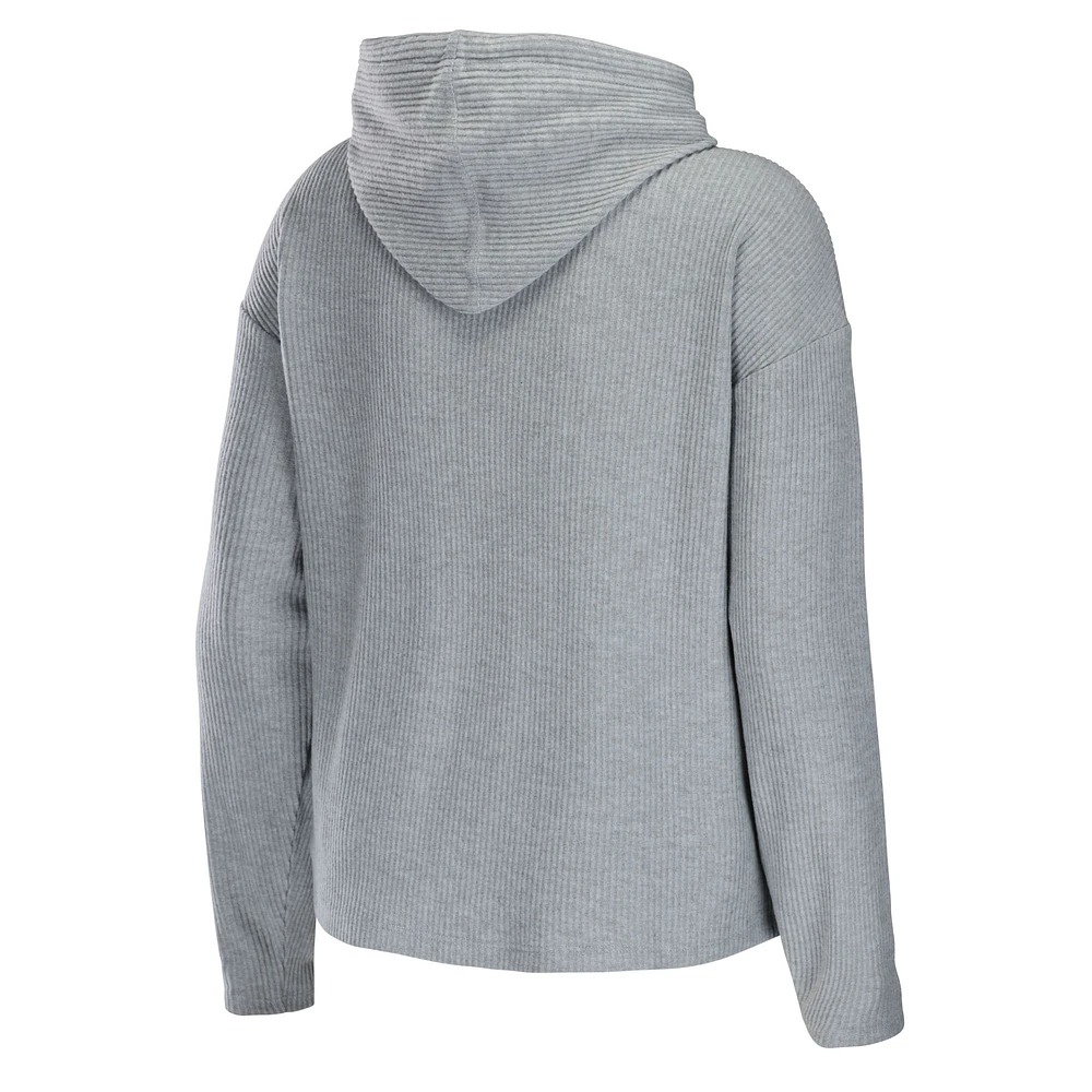 Women's WEAR by Erin Andrews Heathered Gray Houston Texans Pullover Hoodie & Pants Lounge Set