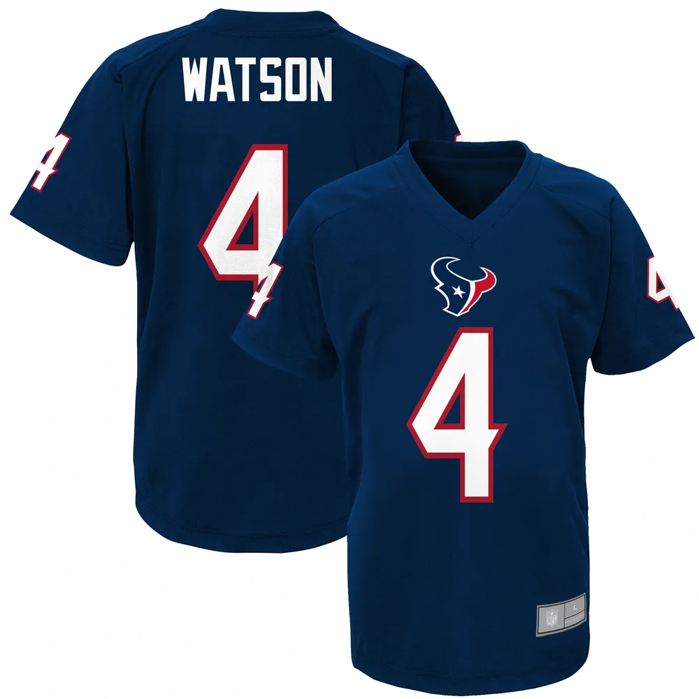 Nike Deshaun Watson White Houston Texans Name & Number T-Shirt