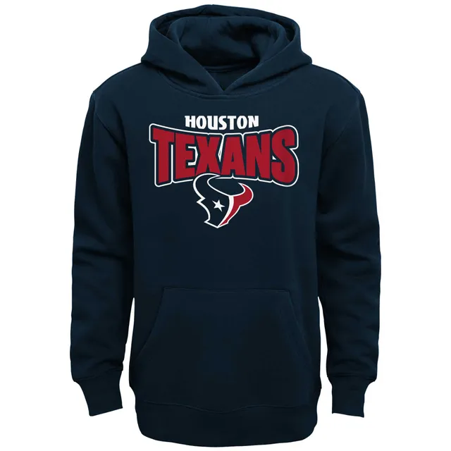 Men's Antigua Red Houston Texans Victory Pullover Sweatshirt Size: Large