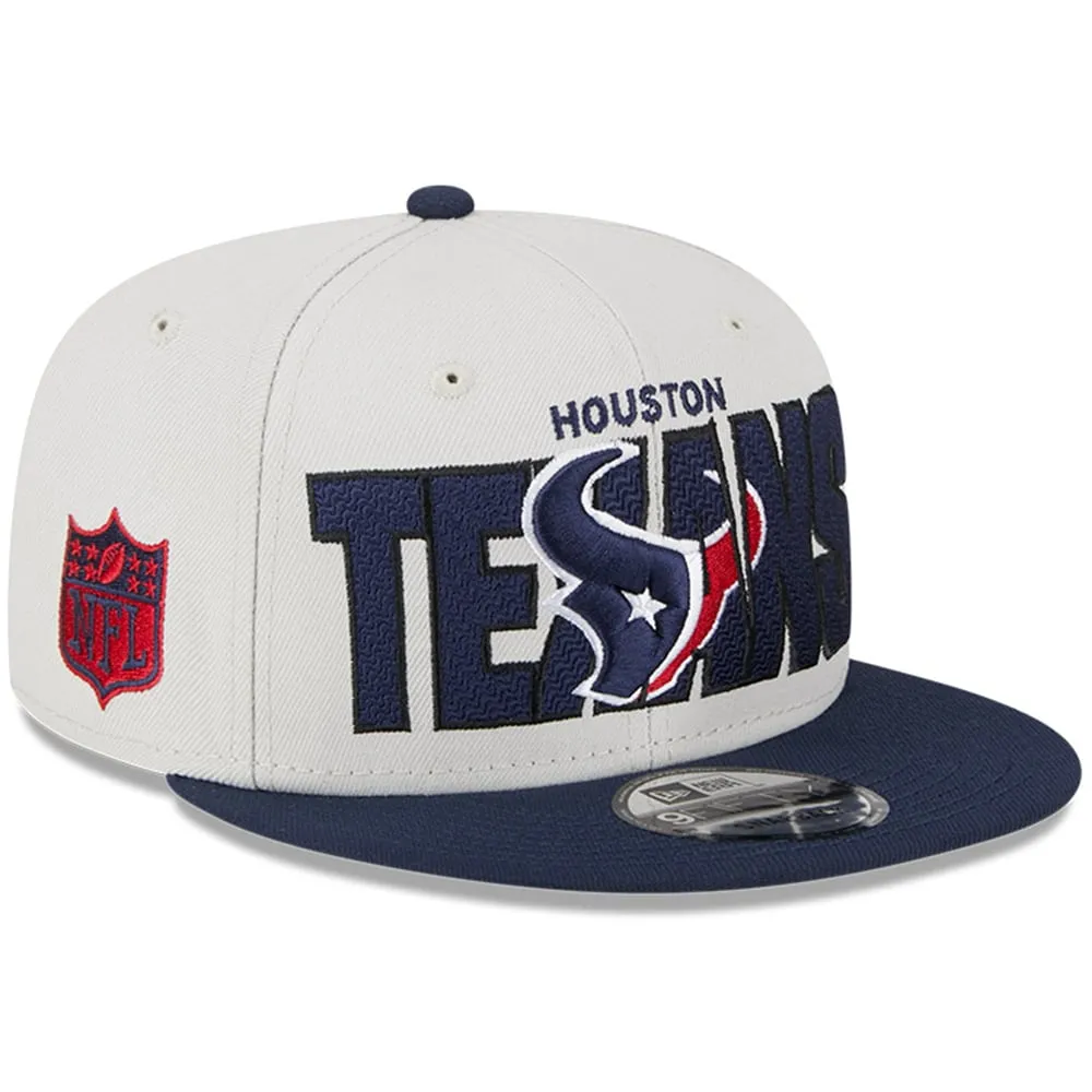 New Era Youth New Era Stone/Navy Houston Texans 2023 NFL Draft 9FIFTY  Snapback Adjustable Hat