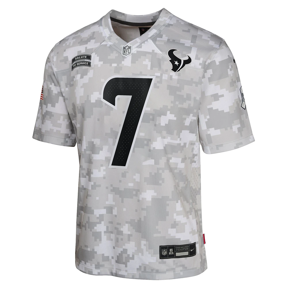 Maillot Nike C.J. Stroud Arctic Camo Houston Texans 2024 Salute to Service Game pour jeune