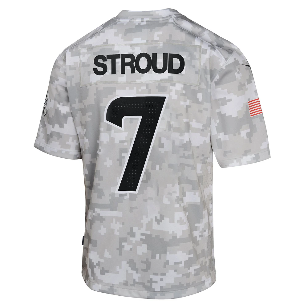 Maillot Nike C.J. Stroud Arctic Camo Houston Texans 2024 Salute to Service Game pour jeune