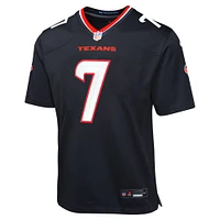 Maillot de match Nike C.J. Stroud pour jeunes des Houston Texans, bleu marine