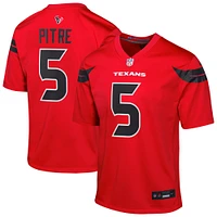 Maillot de jeu alternatif Nike Jalen Pitre pour jeunes des Houston Texans, rouge