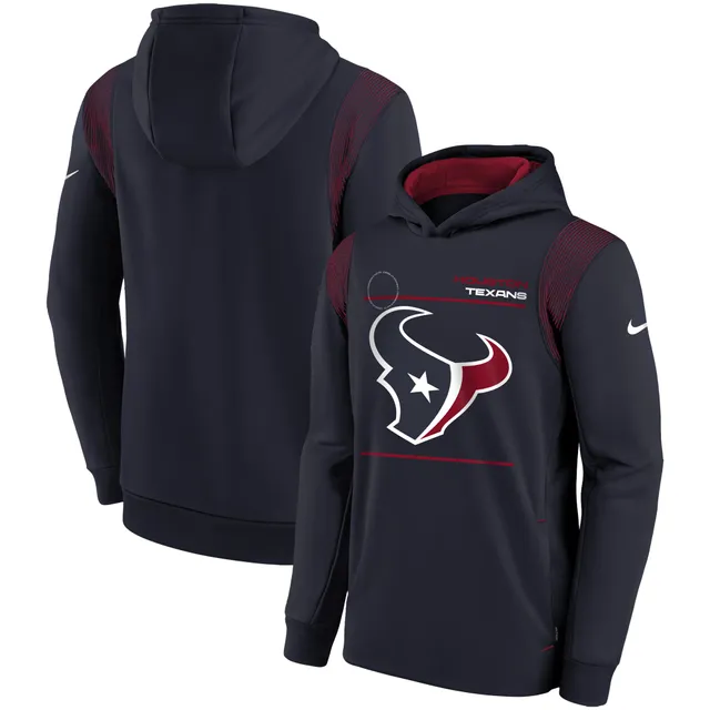 Outerstuff Youth Navy/Red Houston Texans Poster Board Full-Zip Hoodie Size: Large