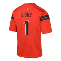 Maillot de jeu joueur remplaçant Nike Stefon Diggs rouge des Houston Texans pour jeunes