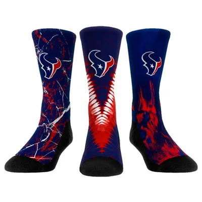 Houston Texans Rock Em Socks Youth 3-Pack Crew Socks Set