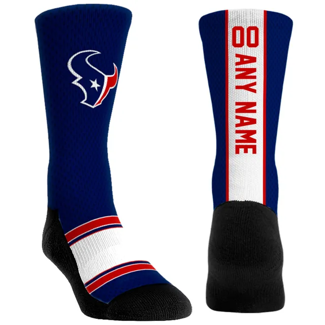 Lids Houston Texans Rock Em Socks Youth Custom Jersey Crew Socks