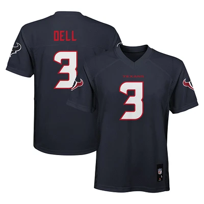 Youth Tank Dell Navy Houston Texans Replica Player Jersey