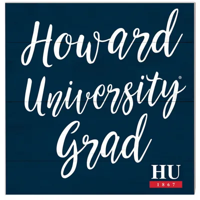 Howard Bison 10'' x 10'' Grad Plaque