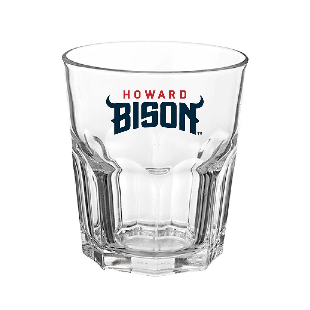 Howard Bison 13oz. Hexagon Rock Glass