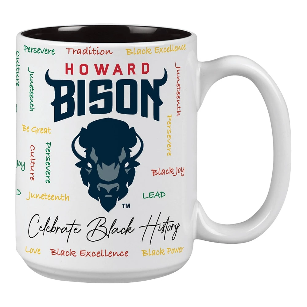 Howard Bison 15oz. Tasse du Mois de l’histoire des Noirs