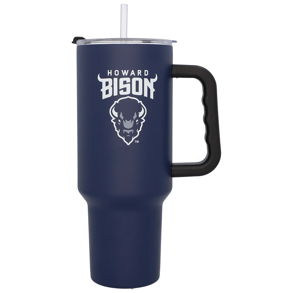 Howard Bison 40oz. Travel Tumbler with Handle