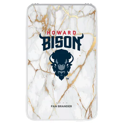 Howard Bison White Marble Design 10,000 mAh Portable Power Pack
