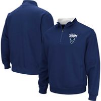 Men's Colosseum Navy Howard Bison Tortugas Quarter-Zip Sweatshirt