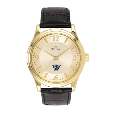 Howard Bison Gold-Tone Stainless Steel Leather Band Watch - Gold