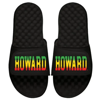 Howard Bison ISlide Wordmark Slide Sandals - Black